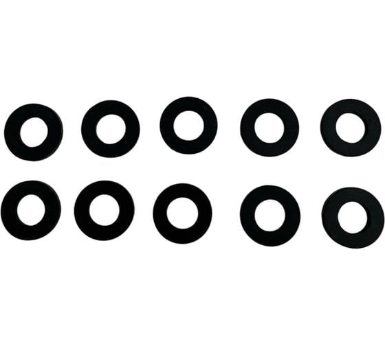 Изображение товара Прокладка сантехническая для воды GRIALE 3/4, материал резина, 10 шт/уп TP57