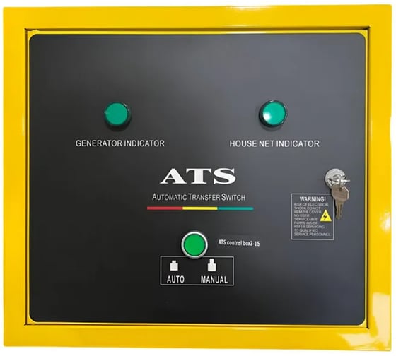 Изображение товара АВР трехфазный Powerac box3-15 (10-15кВт) ATS BOX 15-3