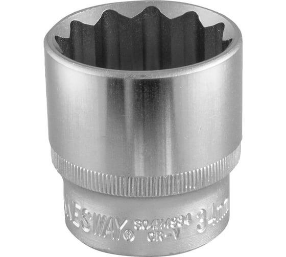 Изображение товара Головка торцевая 12-гранная S04H4934 (34 мм; 1/2DR) Jonnesway 46338