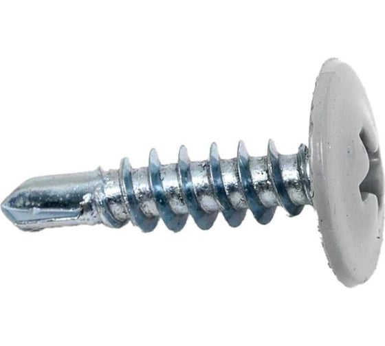 Изображение товара Саморез ООО ПКФ Сварком п/ш 4,2x25 сверло RAL7004 (светло-серый) (1уп/100шт.) k00014456