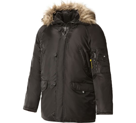 Изображение товара Удлиненная утепленная куртка СОЮЗСПЕЦОДЕЖДА СЕВЕР черная, р. 48-50/рост 170-176 2200000070173