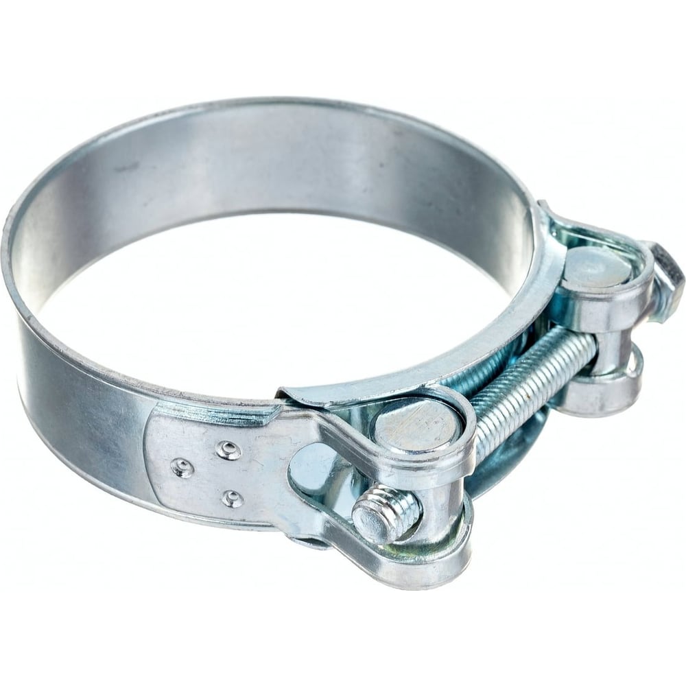 Изображение товара Усиленный нержавеющий хомут для труб 63-68 мм комплект 5 штук Сварком