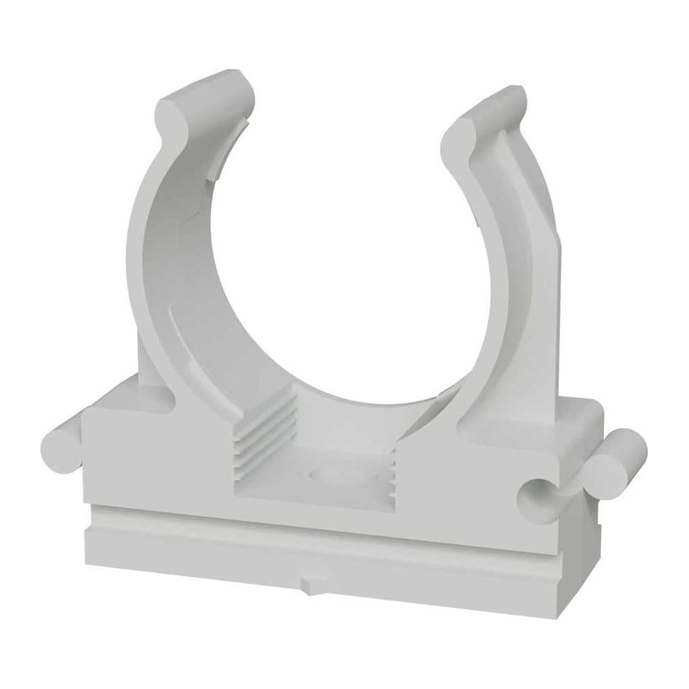 Изображение товара Клипса для труб Пластик 50 мм фиксированная упаковка 10 шт