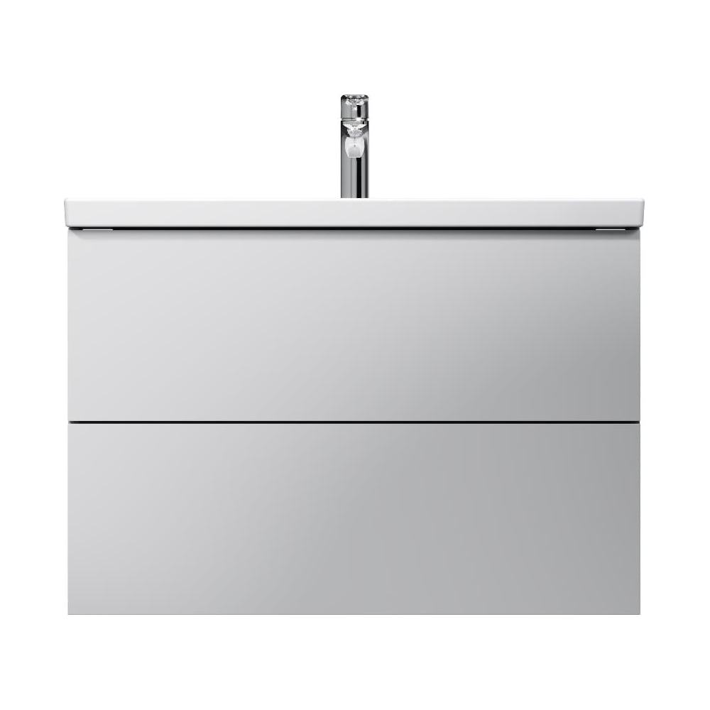 Изображение товара Подвесная база для раковины AM.PM GEM 80 см белый глянец с 2 ящиками