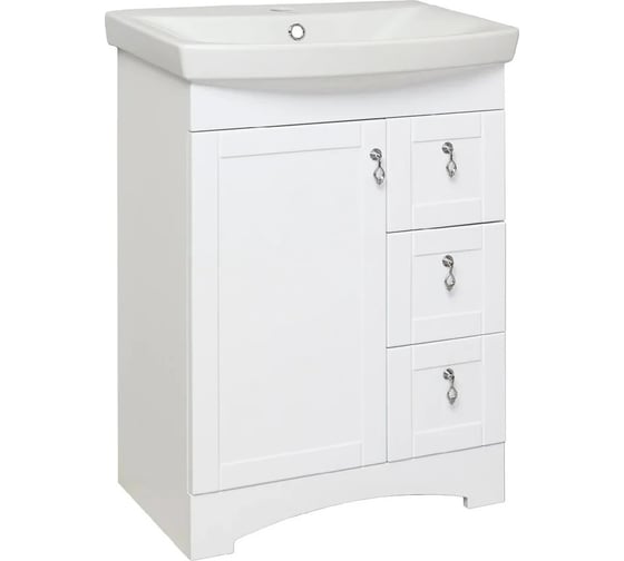 Изображение товара Тумба RUNO МЕРИДА 60 под умывальник Carina 60 00-00000823