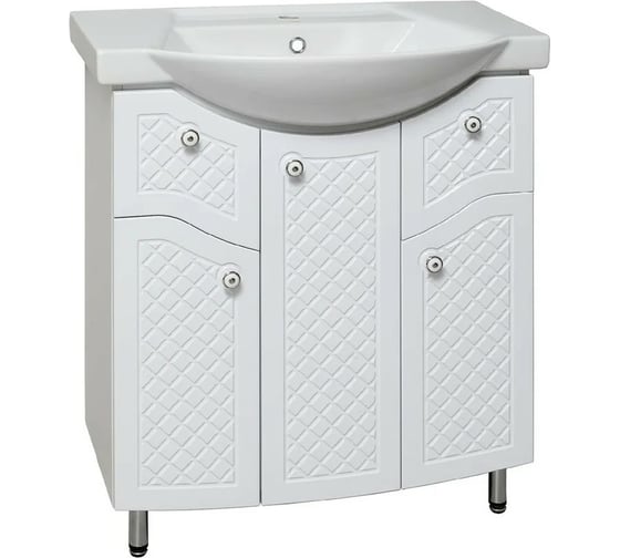 Изображение товара Тумба RUNO МИЛАНО 75 под умывальник Элеганс 75 УТ000002088