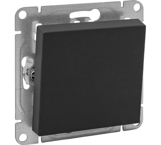 Изображение товара Механизм выключателя EKF, одноклавишный, чёрный Эпика UP1-SWB-10