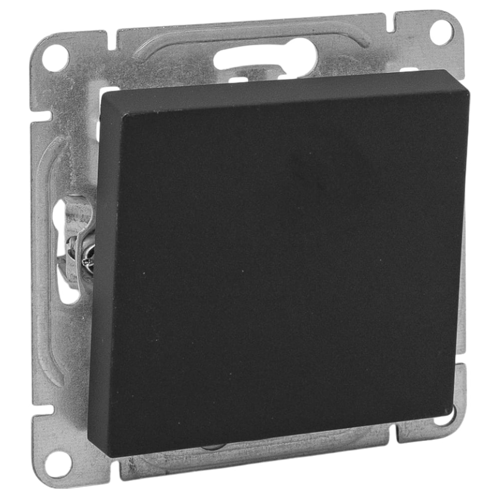 Изображение товара Механизм выключателя EKF UP1-SWB-12 одноклавишный перекрестный чёрный