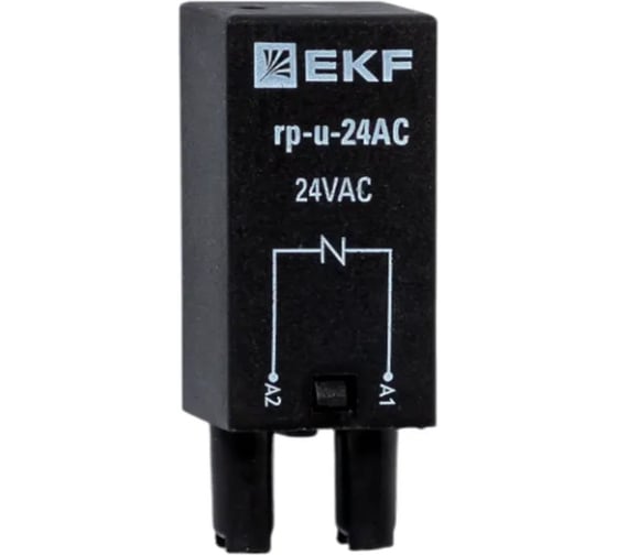 Изображение товара Модуль защитный EKF c варистором 24В AC для промежуточных реле RP AVERES rp-u-24AC