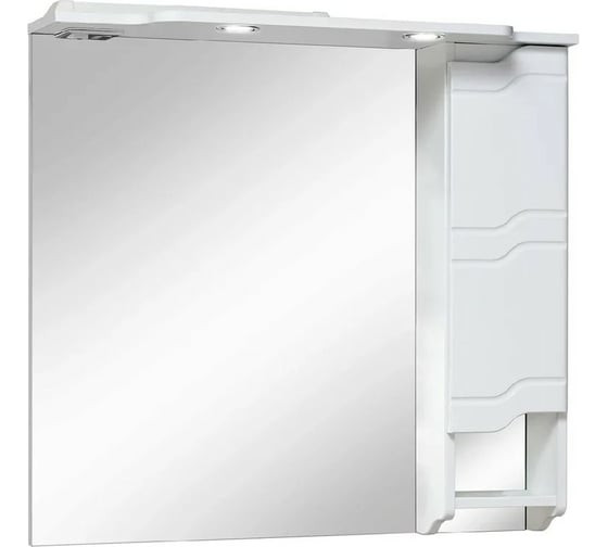 Изображение товара Зеркальный шкаф RUNO Стиль 85 правый 00000001116