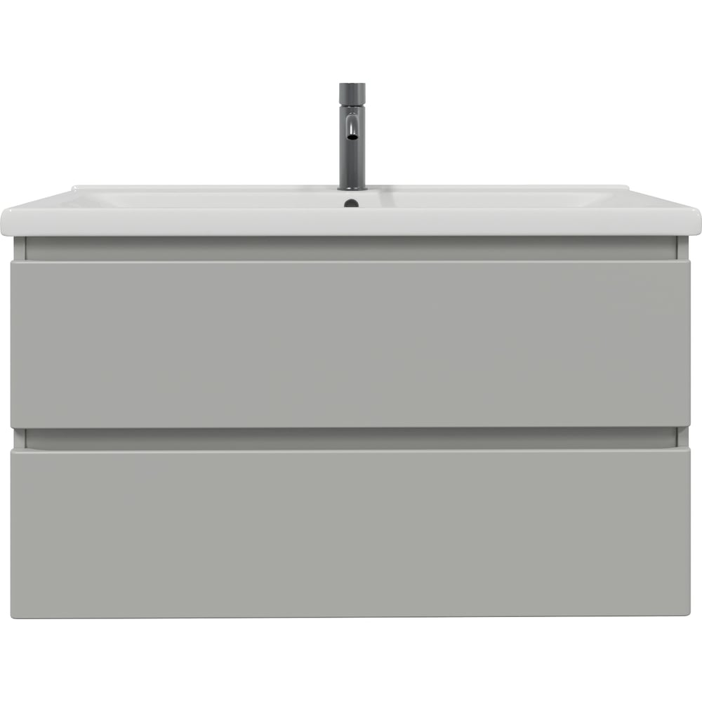 Изображение товара Тумба с раковиной RUVANN STELLO 100 и Миранда 100 в ванную современный дизайн