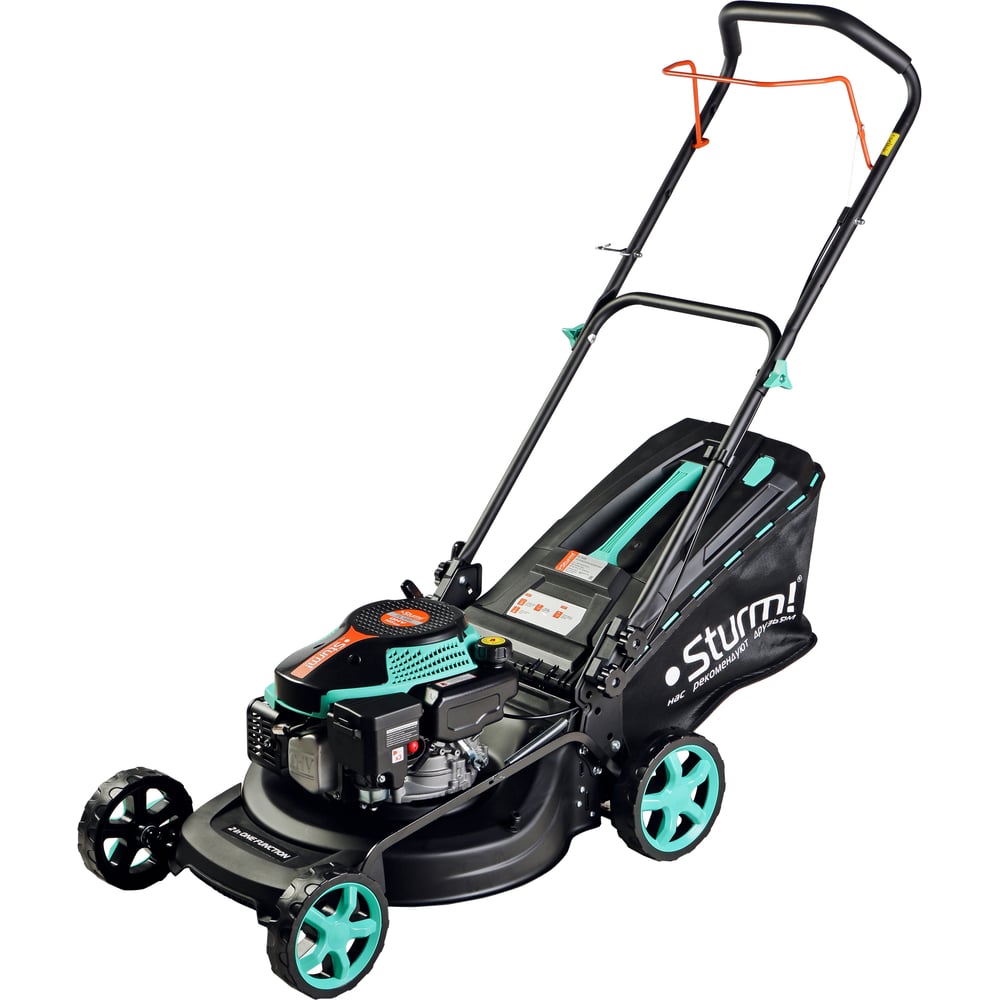 Изображение товара Бензиновая газонокосилка Sturm PL1446 145 см³ 4 л.с. с травосборником и мульчированием