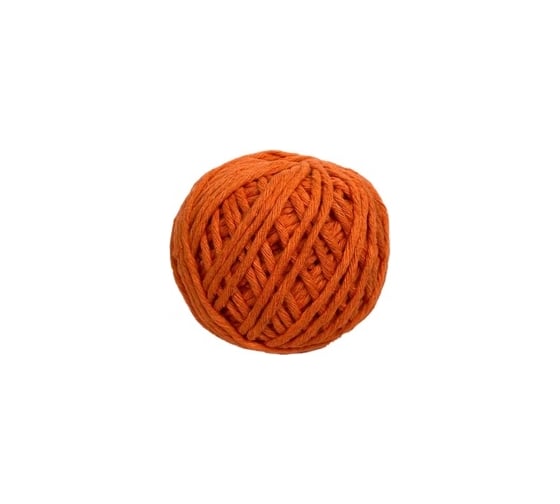 Изображение товара Хлопчатобумажный шпагат ЭБИС 1500 текс, 50 м, оранжевый 73808