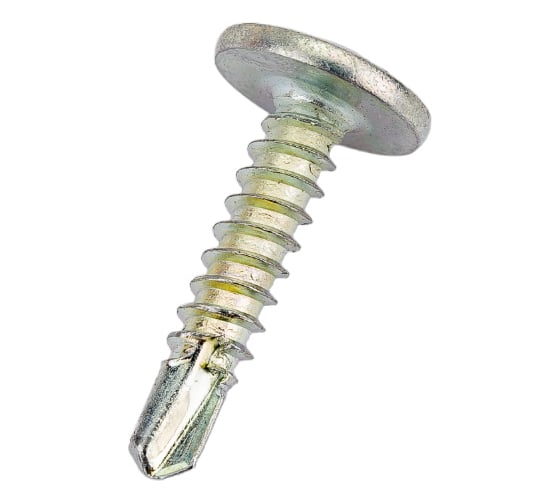 Изображение товара Саморезы Steelfix 4,2х19 ПШС (прессшайба сверло), цинк, 0,5кг (251шт), ПШС421905