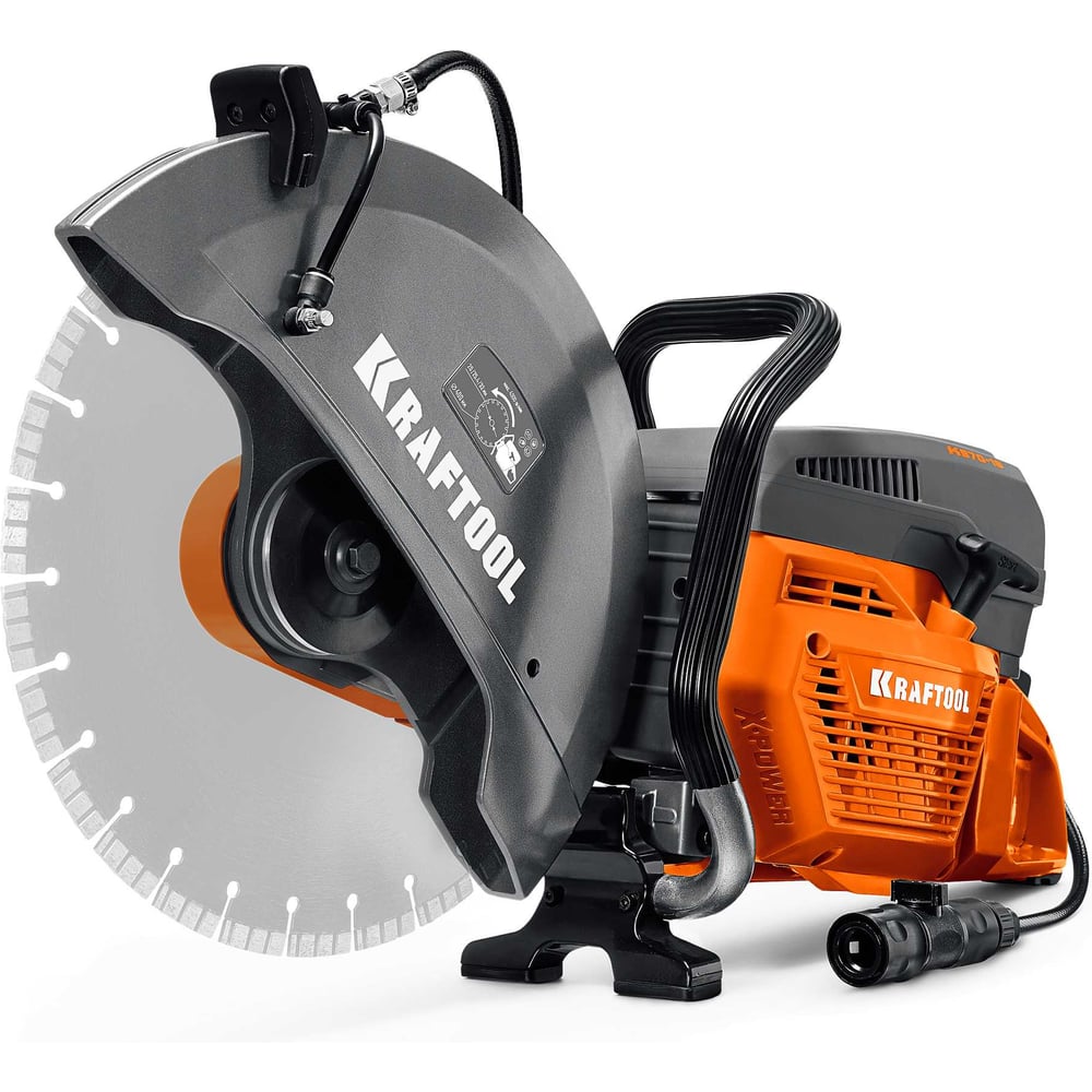 Изображение товара Профессиональный бензорез по бетону KRAFTOOL 4800 Вт модель K970-16 без диска