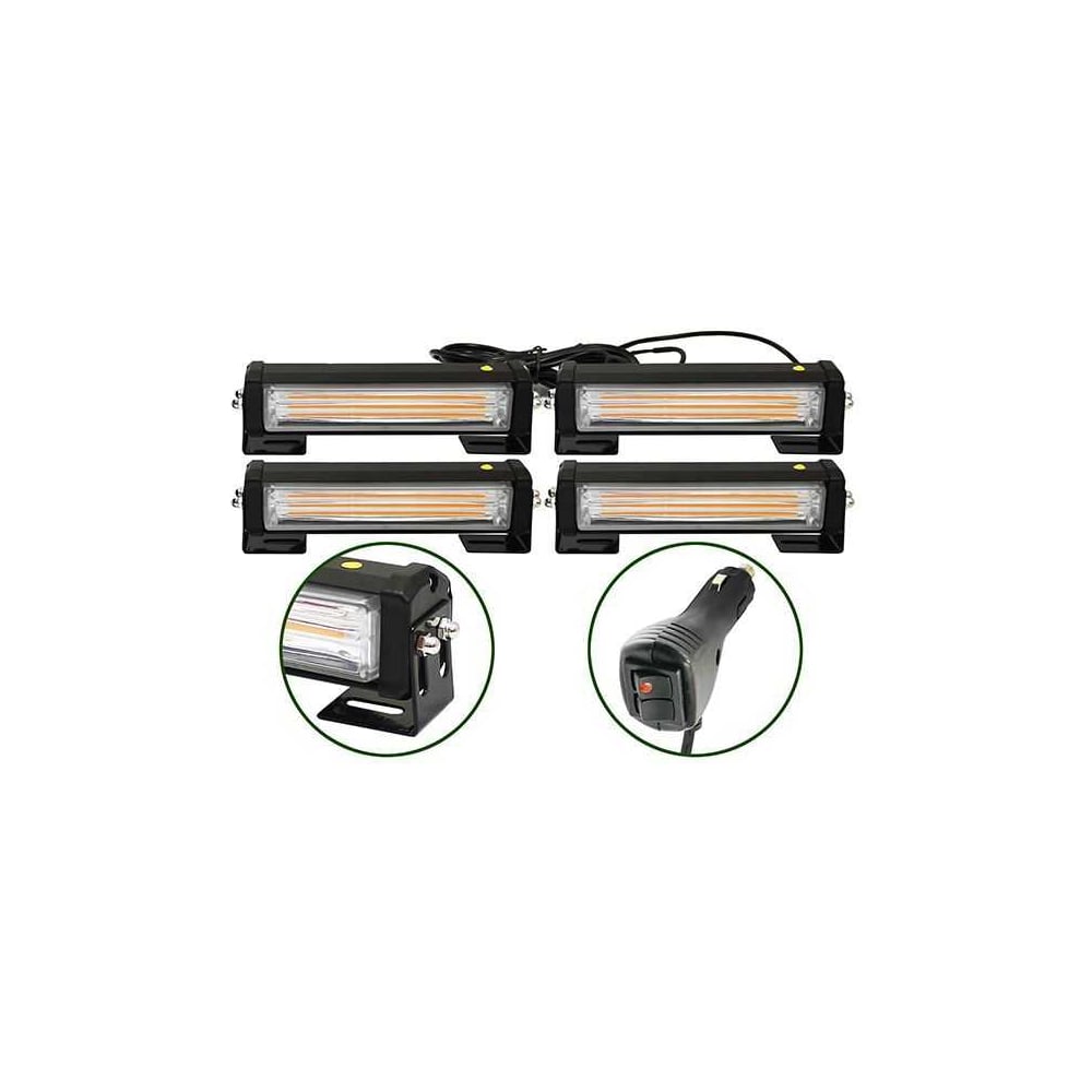 Изображение товара Проблесковый светодиодный маяк Крал 10-30 В 8 режимов 24W светодиоды COB