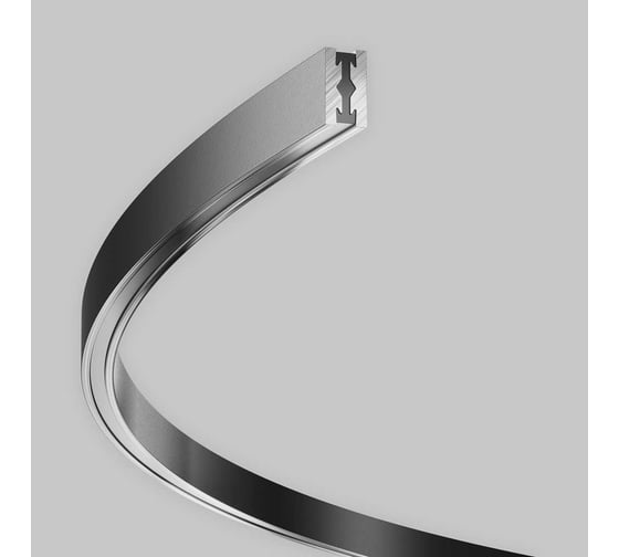 Изображение товара Шинопровод круглый Maytoni Flarity из полукругов 1800мм, черный TRX154-2SR-D1800-B