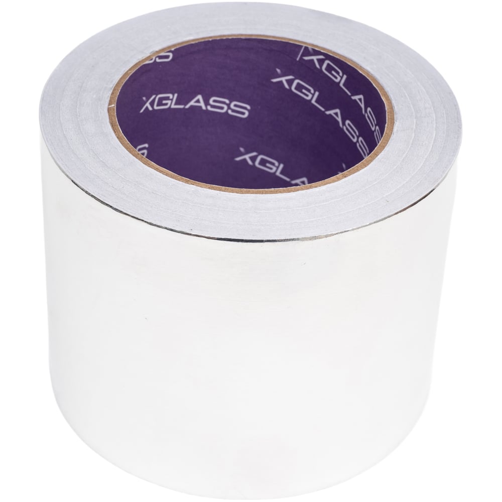 Изображение товара Лента клейкая XGLASS алюминиевая 100мм 50м для пароизоляции водостойкая морозостойкая