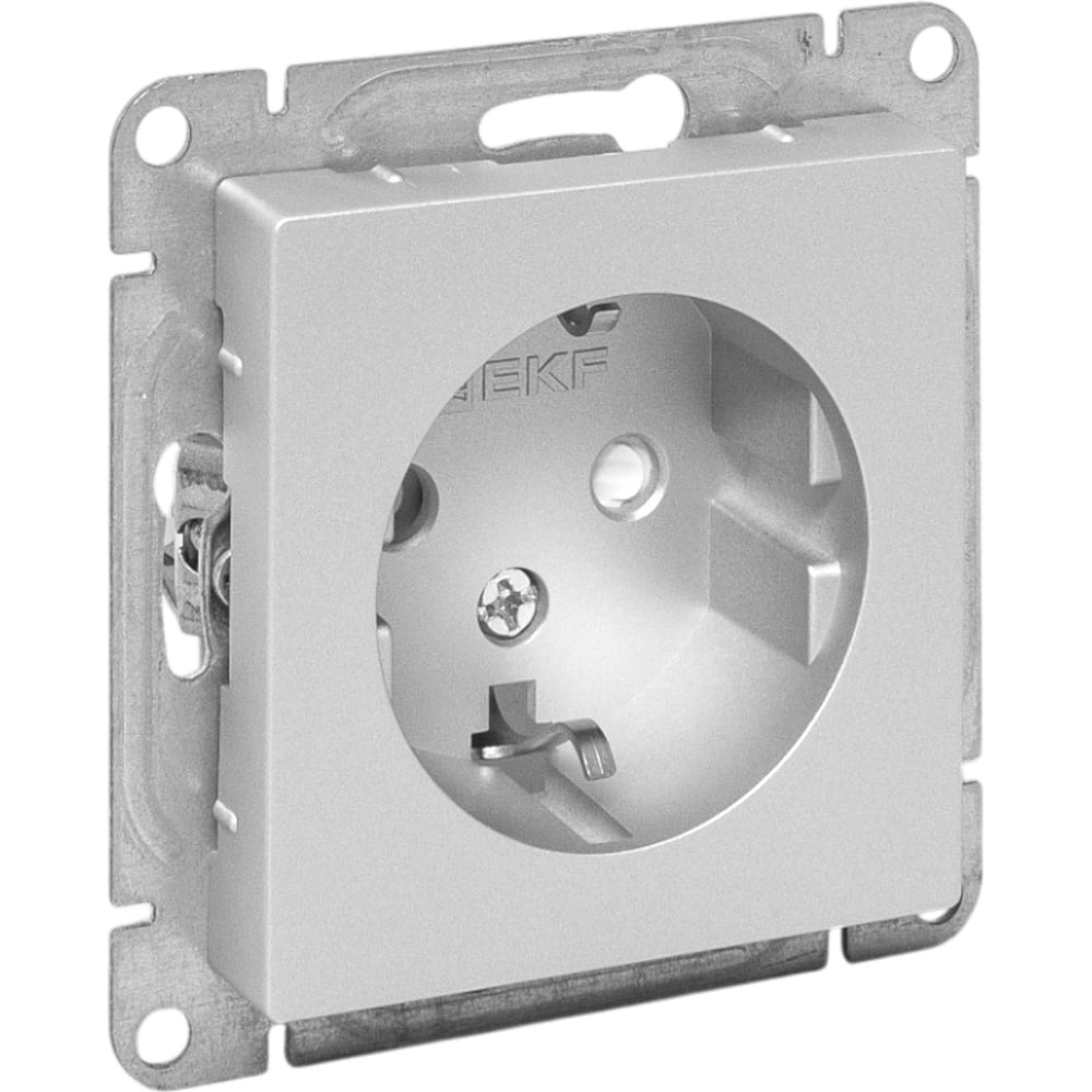 Изображение товара Механизм розетки EKF 16А с заземлением и защитными шторками серия Эпика UP1-SOA-111