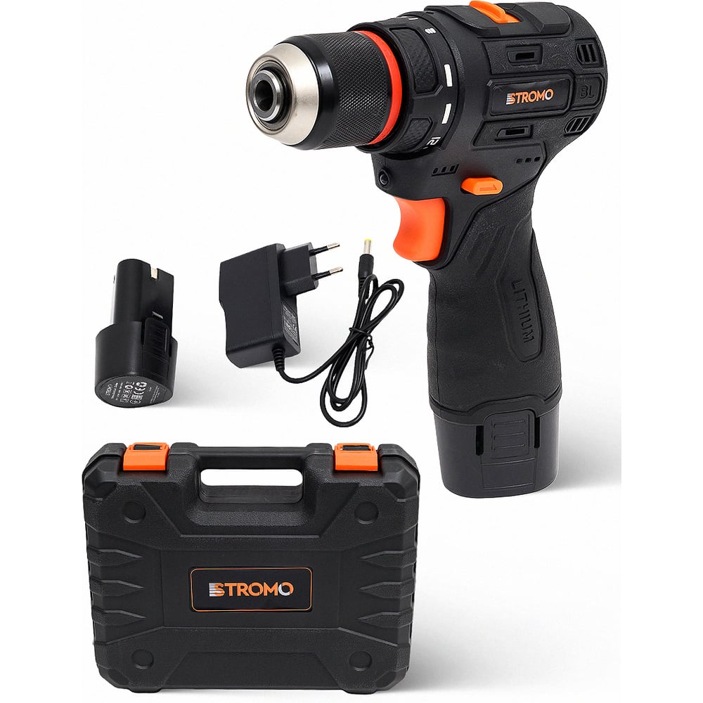 Изображение товара Шуруповерт PROCRAFT Stromo 12В 30Нм с АКБ, ЗУ и кейсом