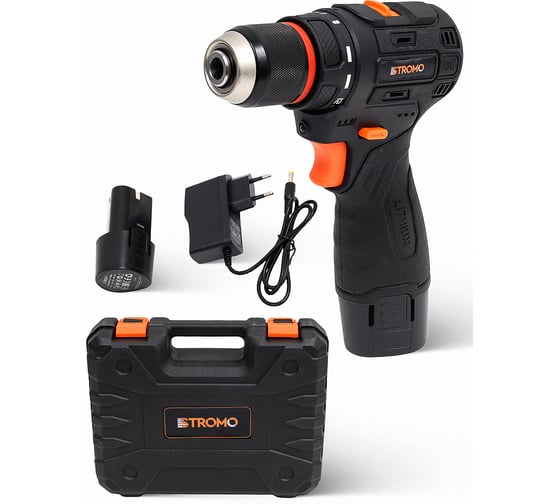 Изображение товара Шуруповерт аккумуляторный PROCRAFT Stromo 12В 30Нм (АКБ 2 Ач+ЗУ+ Оснастка + Кейс) SA12Li New