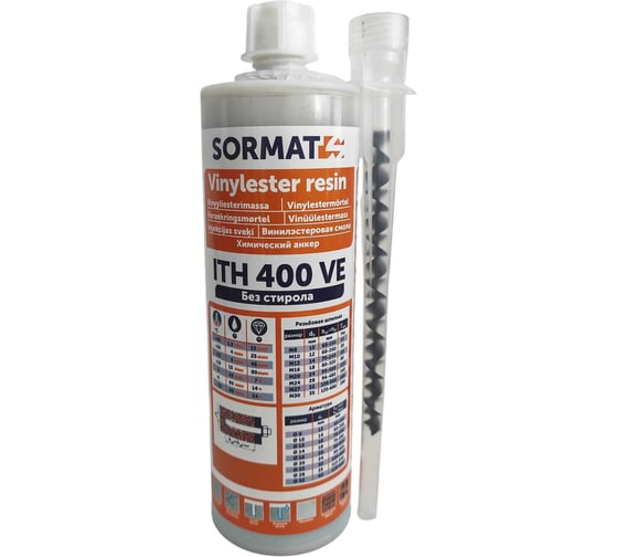 Изображение товара Химический анкер SORMAT ITH 400 VE винилэстер 9630172901