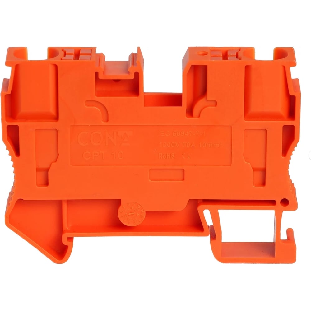 Изображение товара Клемма проходная CONTA CPT 10 ORANGE-40 для фазных проводников 16 мм²