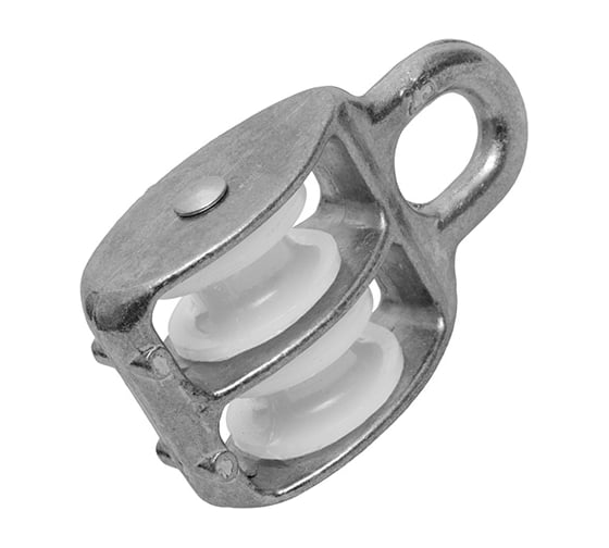 Изображение товара Двойной блок КРЕП-КОМП шкив пластиковый 25 мм, 7 мм, 1 шт. бд25мф