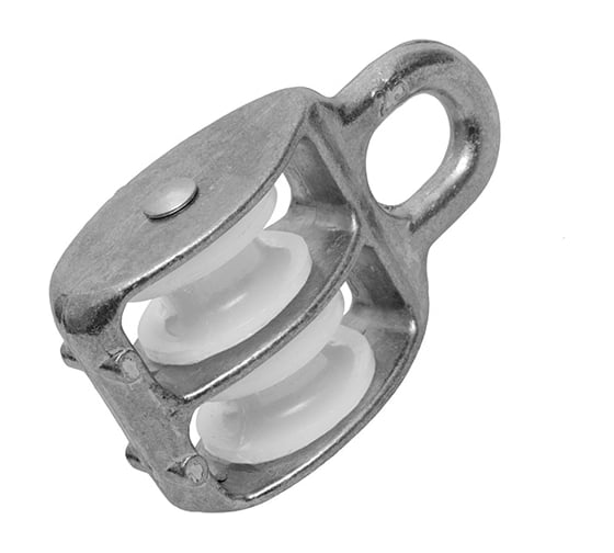 Изображение товара Двойной блок КРЕП-КОМП шкив пластиковый 50 мм, 12 мм, 1 шт. бд50мф