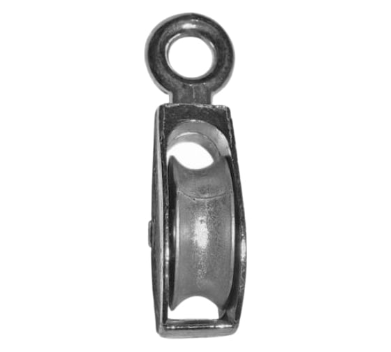 Изображение товара Одинарный блок КРЕП-КОМП шкив металлический 20 мм, 6 мм, 1 шт. бом20мф