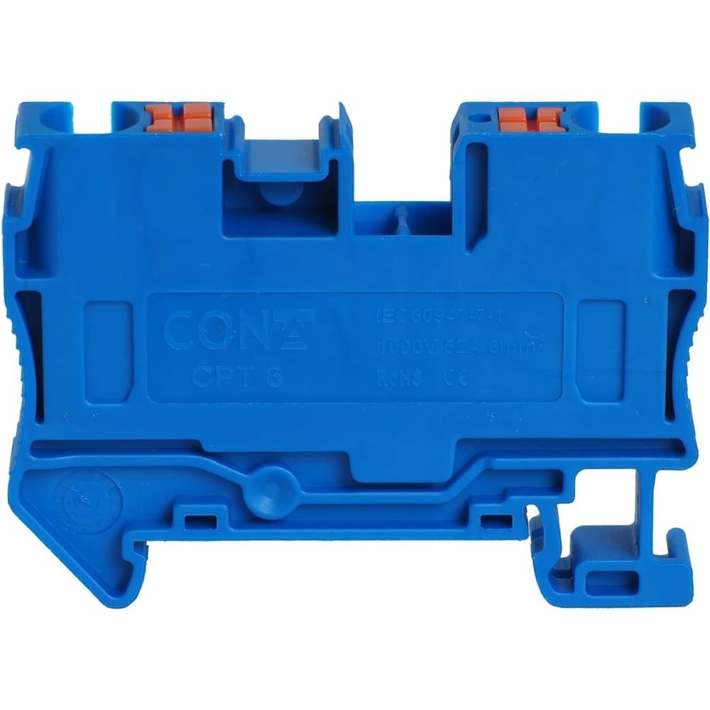 Изображение товара Клемма проходная CONTA CPT 6 BLUE-50 для подключения проводников