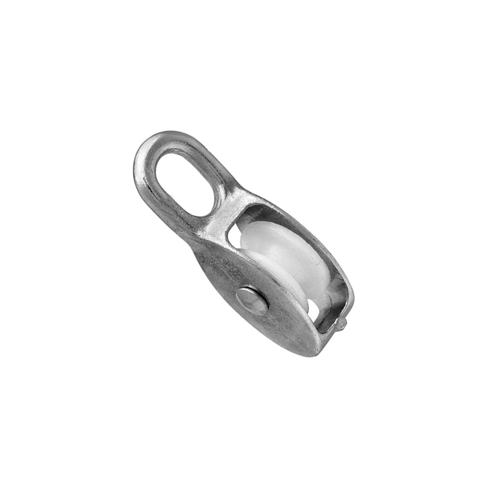 Изображение товара Одинарный пластиковый шкив блок КРЕП-КОМП 30 мм 8 мм