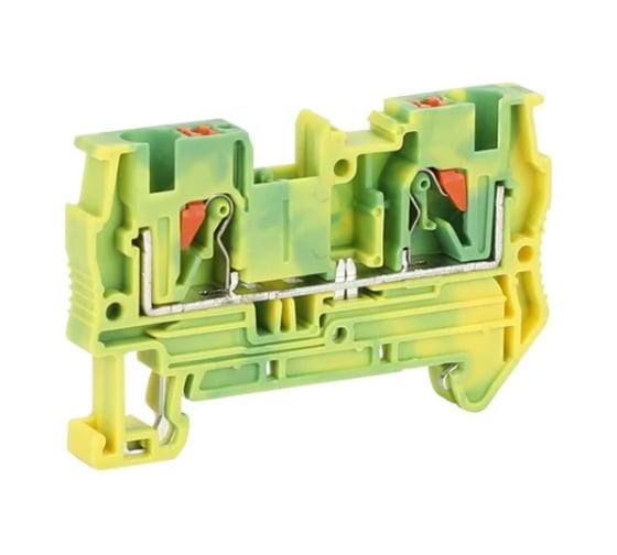 Изображение товара Клемма защитного провода CONTA CPT 4-PE-50, 4 кв.мм., PUSH-IN, упаковка 50шт 00-00013077