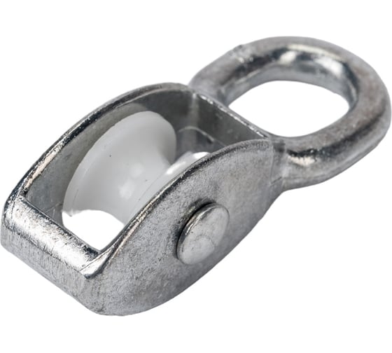 Изображение товара Одинарный блок КРЕП-КОМП шкив пластиковый 15 мм, 5 мм, 1 шт. бо15мф