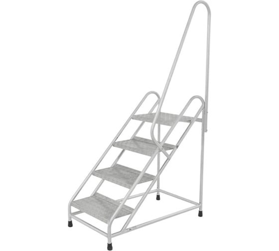 Изображение товара Монтажная подставка MEGAL (тип 2) 4 ступени с одним поручнем 050804
