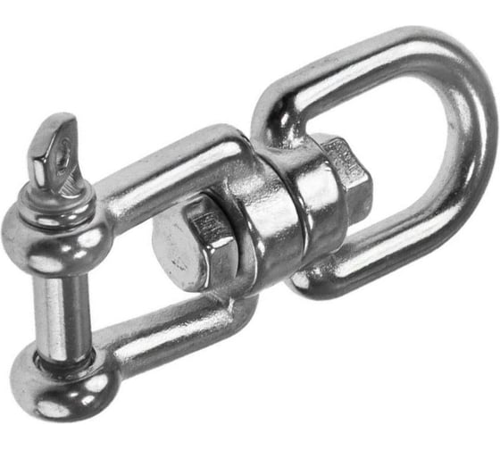 Изображение товара Вертлюг ООО ПКФ Сварком петля-вилка 8мм, оцинкованный, 1 шт. k00010393