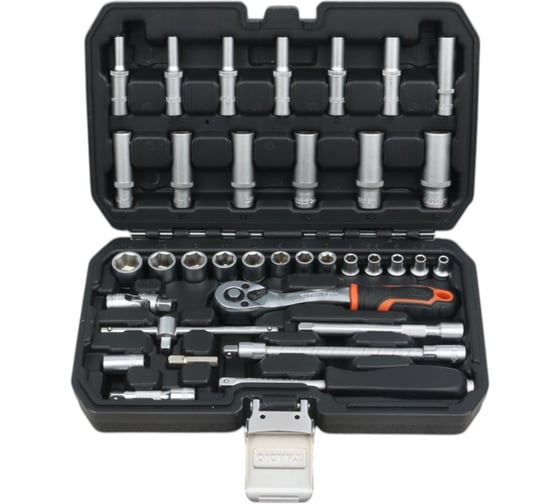 Изображение товара Набор головок и принадлежностей Gigant 1/4 дюйма, 35 предметов GAS-1/4-35