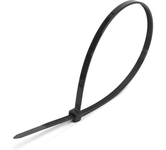 Изображение товара Нейлоновые стяжки FORTISFLEX НСС EasyFix 3x100 черный, 100 шт. 84811