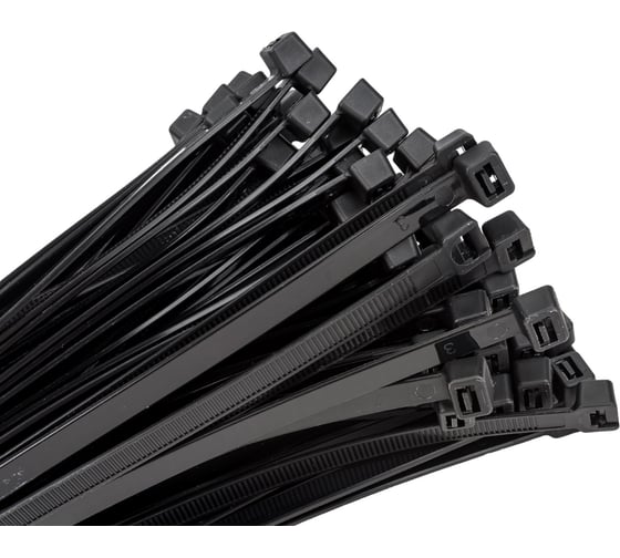 Изображение товара Нейлоновые стяжки FORTISFLEX НСС EasyFix 9x760 черный, 100 шт. 84822