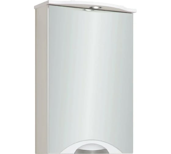 Изображение товара Зеркальный шкаф RUNO Ибица 50 правый 00000001075