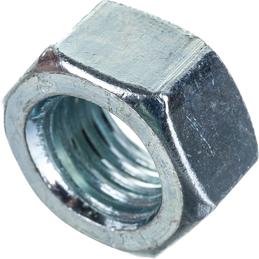 Изображение товара Гайка М10 левая резьба DIN934 10 шт. сталь с цинковым покрытием