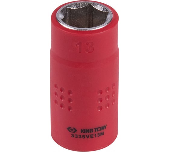 Изображение товара Головка торцевая диэлектрическая шестигранная (13 мм; 3/8") KING TONY 3335VE13M