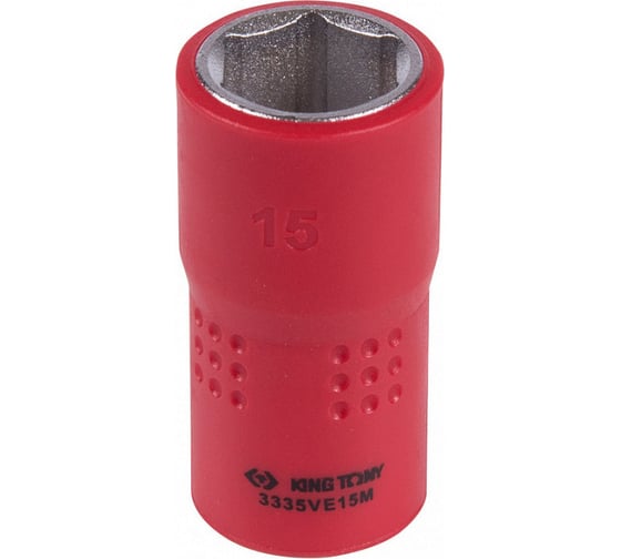 Изображение товара Головка торцевая диэлектрическая шестигранная (15 мм; 3/8") KING TONY 3335VE15M