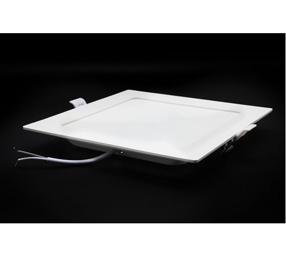 Изображение товара Светильник светодиодный встраиваемый Фарлайт ДВО 24 Вт 6500 К 295x295 мм квадрат Светодиодочка FAR002414