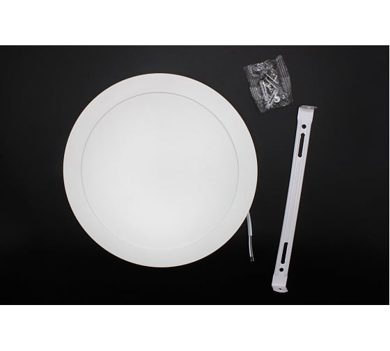 Изображение товара Светильник светодиодный накладной Фарлайт ДПО 24 Вт 6500 К ф295 мм круг Светодиодочка FAR002415