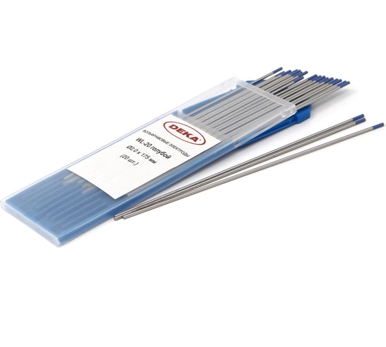 Изображение товара Электрод вольфрамовый WL-20 (20 шт; 2 мм; голубой) DEKA УТ-00000078