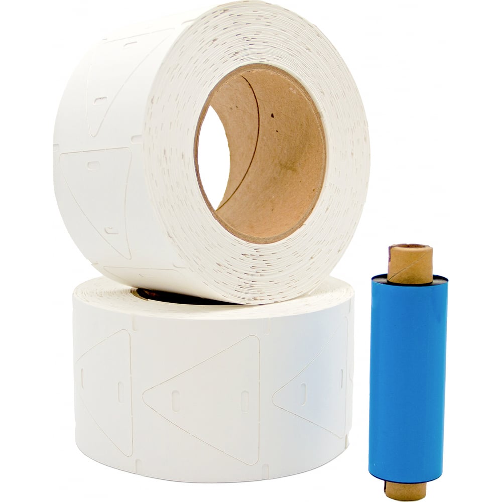 Изображение товара Комплект для маркировки кабеля ЮМП ЭЛЕКТРО У-136 треугольные бирки из полипропилена 1000 шт