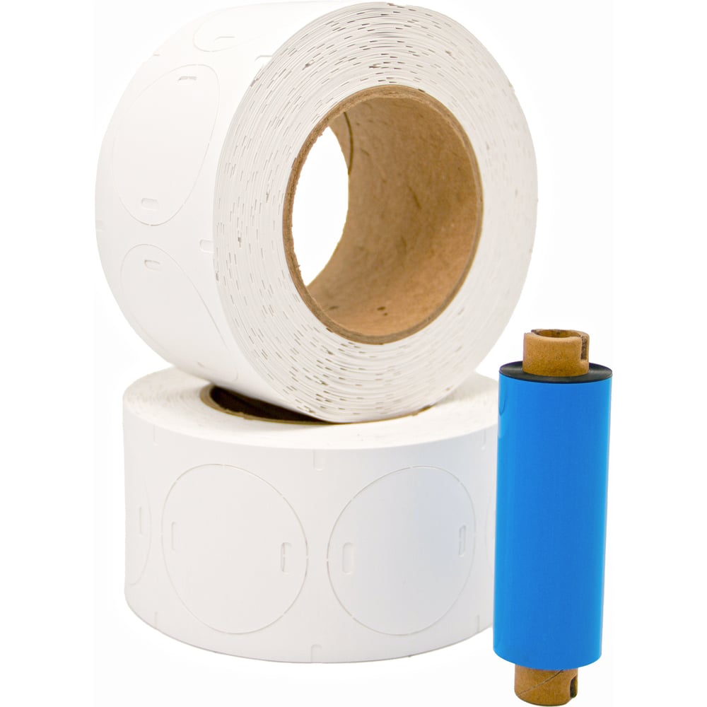 Изображение товара Комплект для маркировки кабеля ЮМП ЭЛЕКТРО бирка У-135 форма-круг, полипропилен, диаметр 55 мм, umpTPTS12002