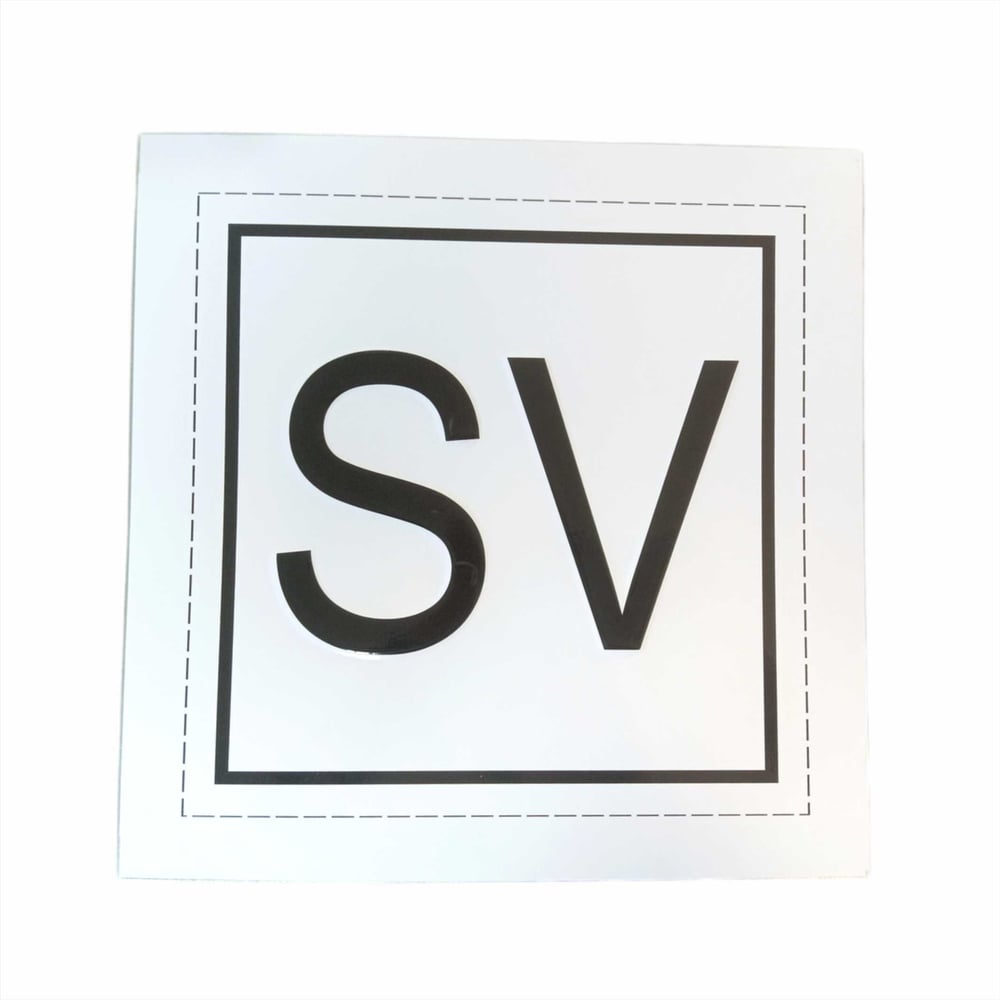 Изображение товара Маркировочный знак предохранительных клапанов SV VENGO 300х300 мм нержавеющая сталь