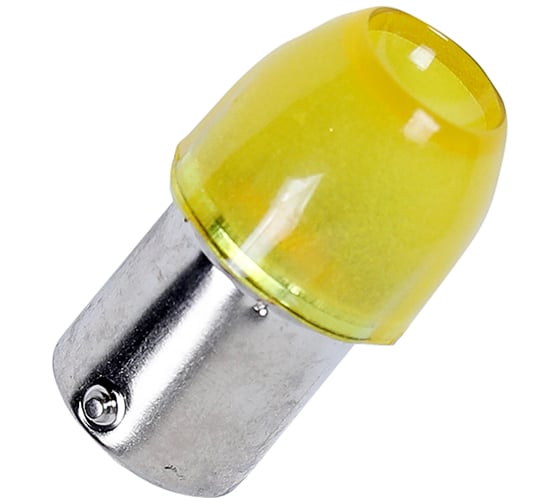 Изображение товара Лампа Крал большой цоколь 12В одноконтактная ЖЕЛТЫЙ (100 шт.) 4849